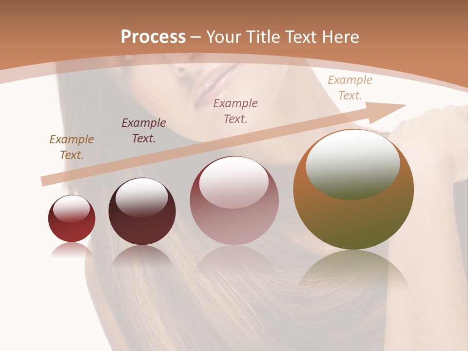 Beautiful Close Up Portrait PowerPoint Template