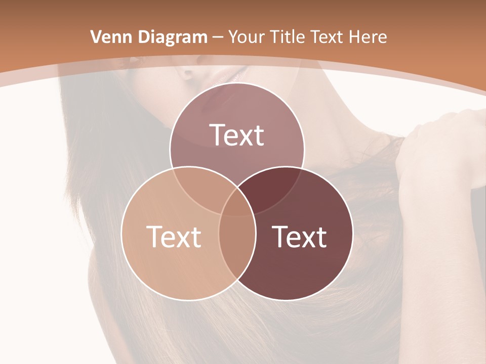 Beautiful Close Up Portrait PowerPoint Template
