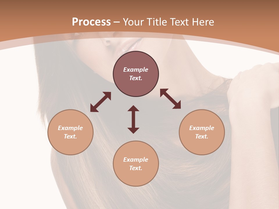 Beautiful Close Up Portrait PowerPoint Template