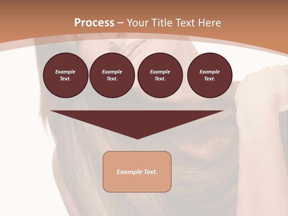 Beautiful Close Up Portrait PowerPoint Template