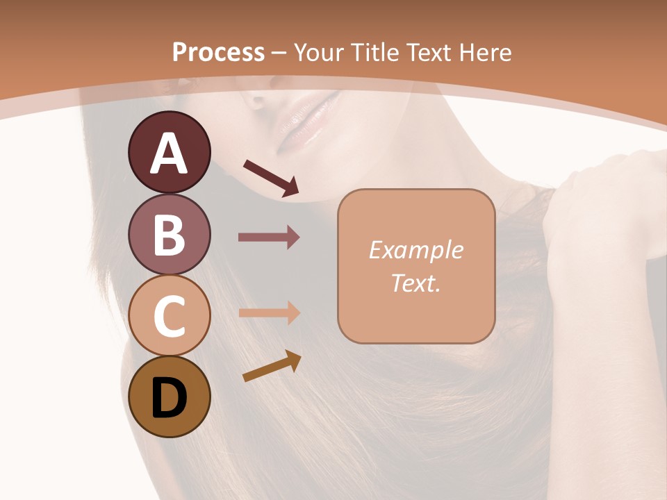Beautiful Close Up Portrait PowerPoint Template
