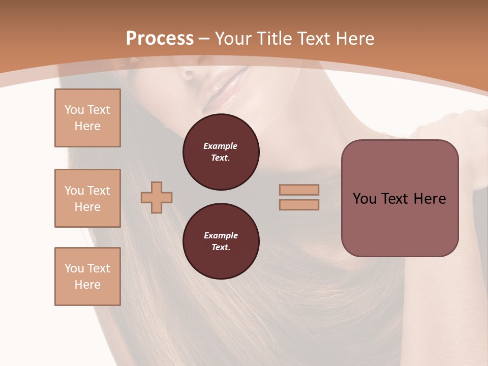 Beautiful Close Up Portrait PowerPoint Template