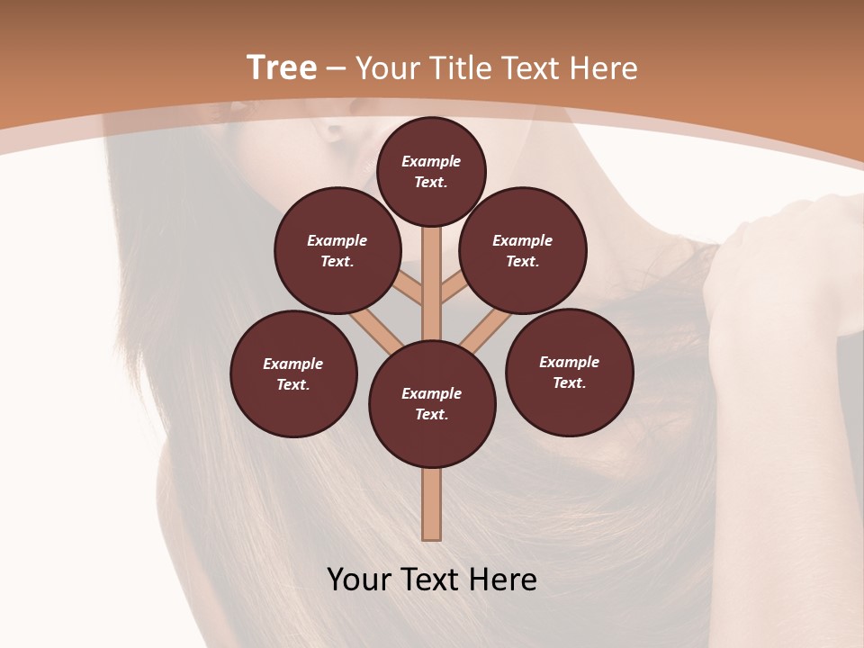 Beautiful Close Up Portrait PowerPoint Template