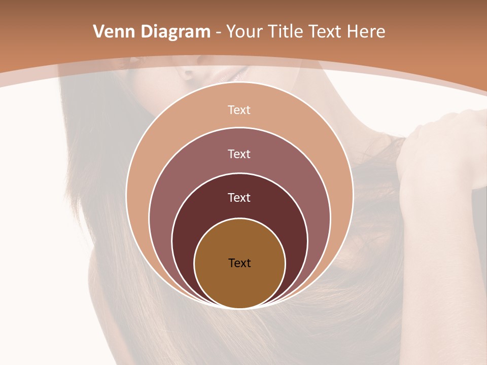 Beautiful Close Up Portrait PowerPoint Template