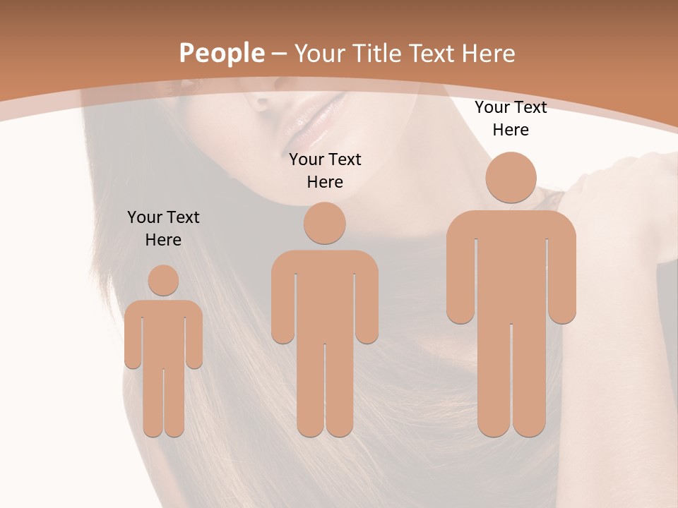 Beautiful Close Up Portrait PowerPoint Template