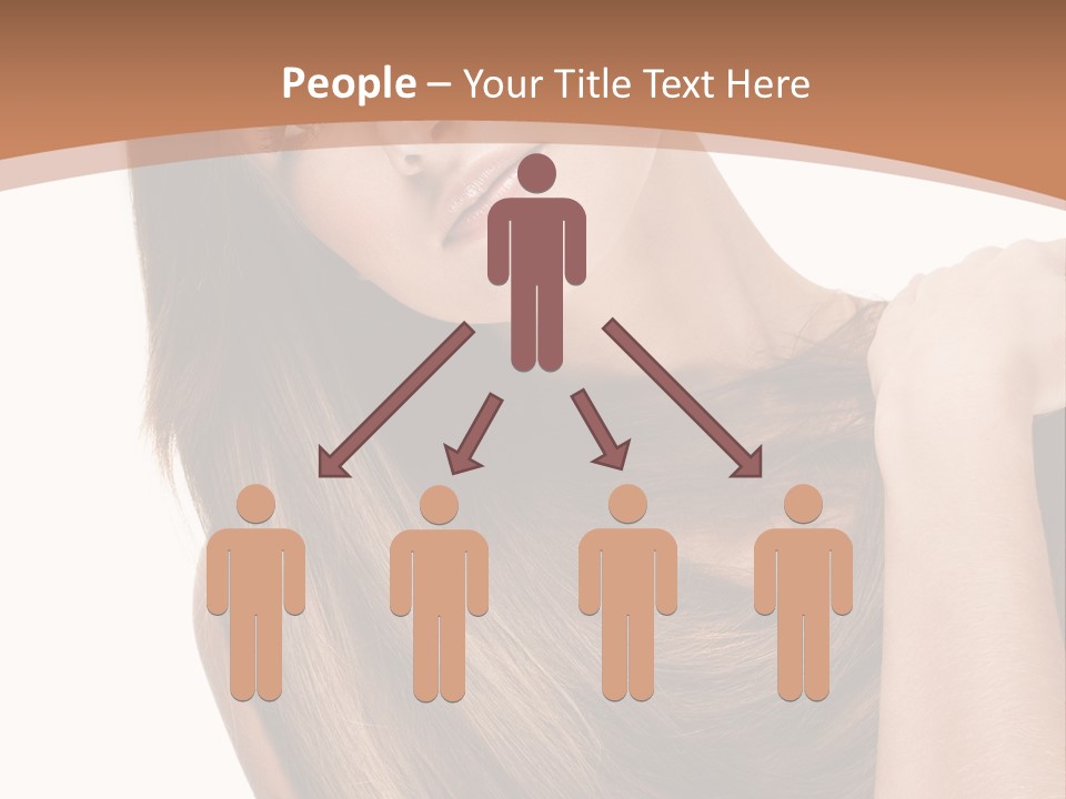 Beautiful Close Up Portrait PowerPoint Template
