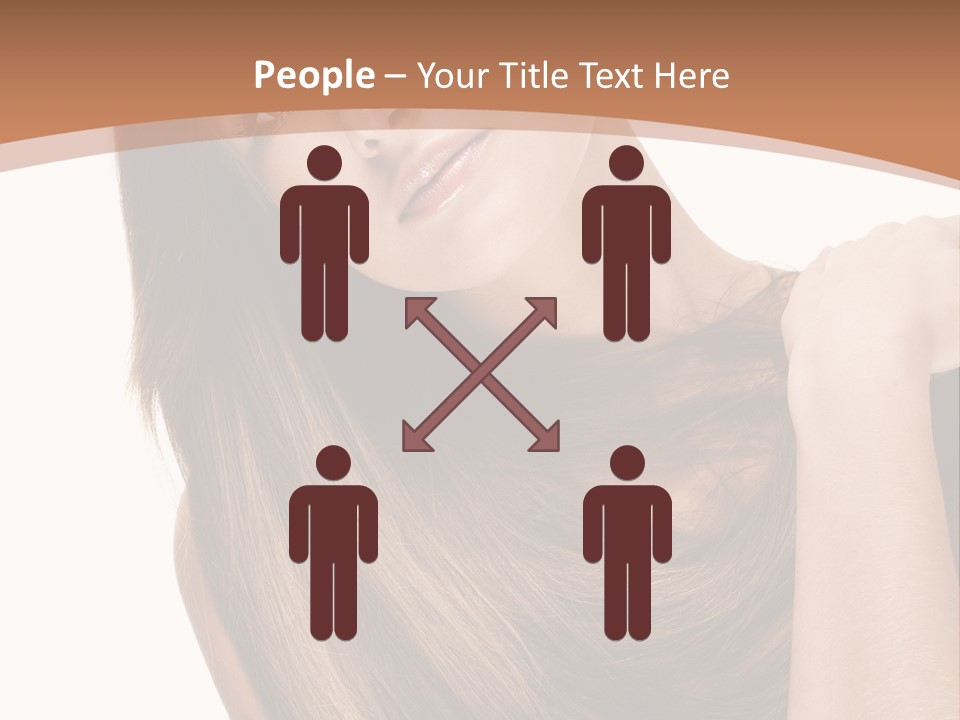Beautiful Close Up Portrait PowerPoint Template
