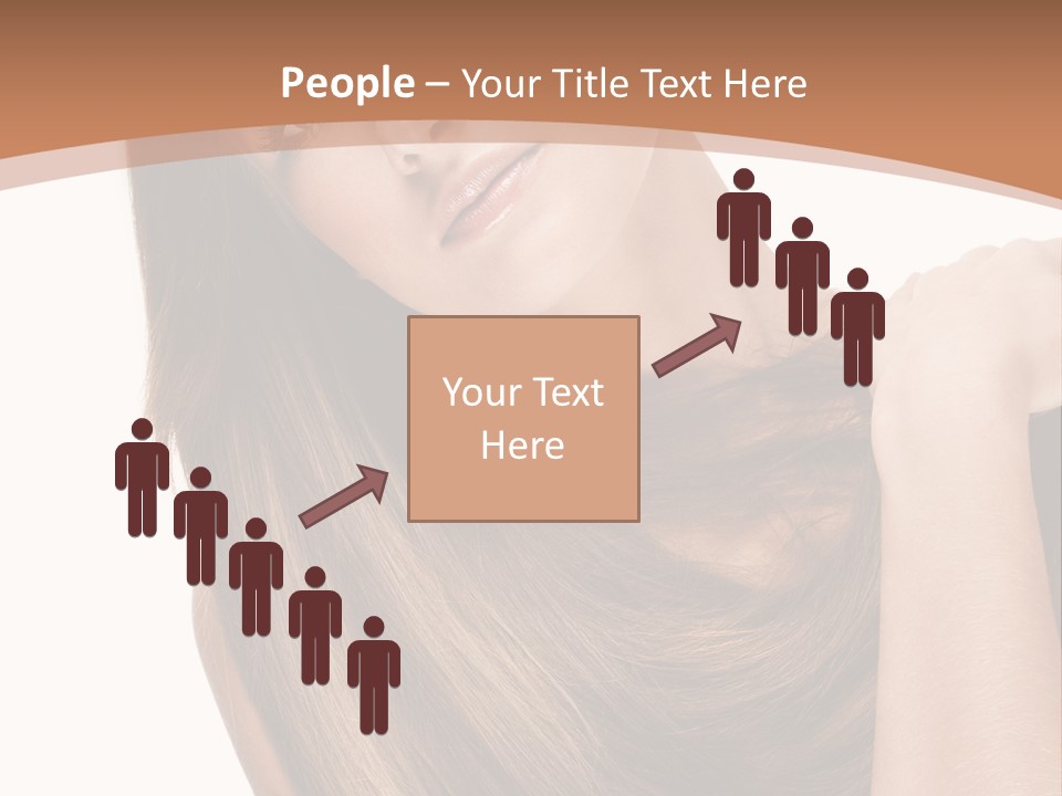 Beautiful Close Up Portrait PowerPoint Template