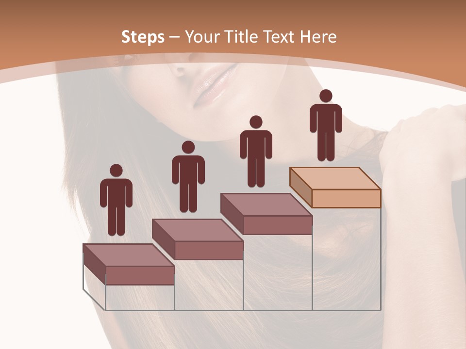 Beautiful Close Up Portrait PowerPoint Template
