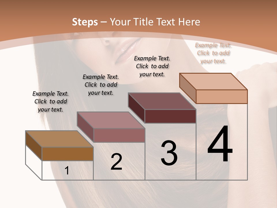 Beautiful Close Up Portrait PowerPoint Template