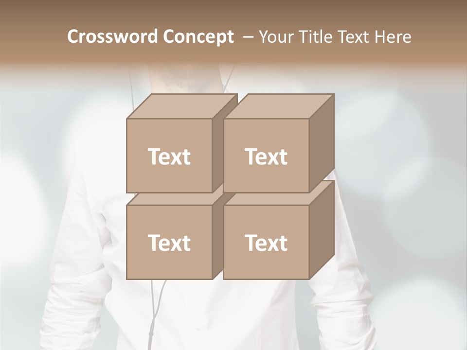Enjoy Dance Head PowerPoint Template
