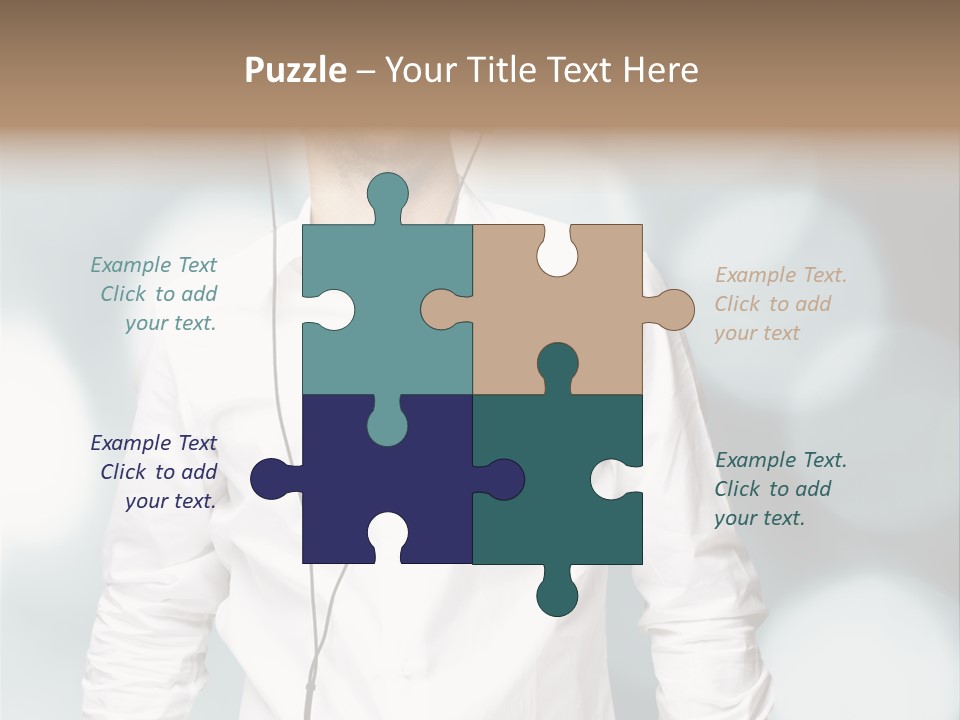 Enjoy Dance Head PowerPoint Template