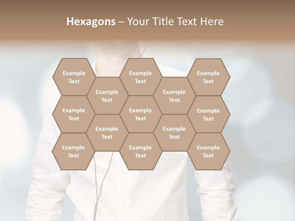 Enjoy Dance Head PowerPoint Template