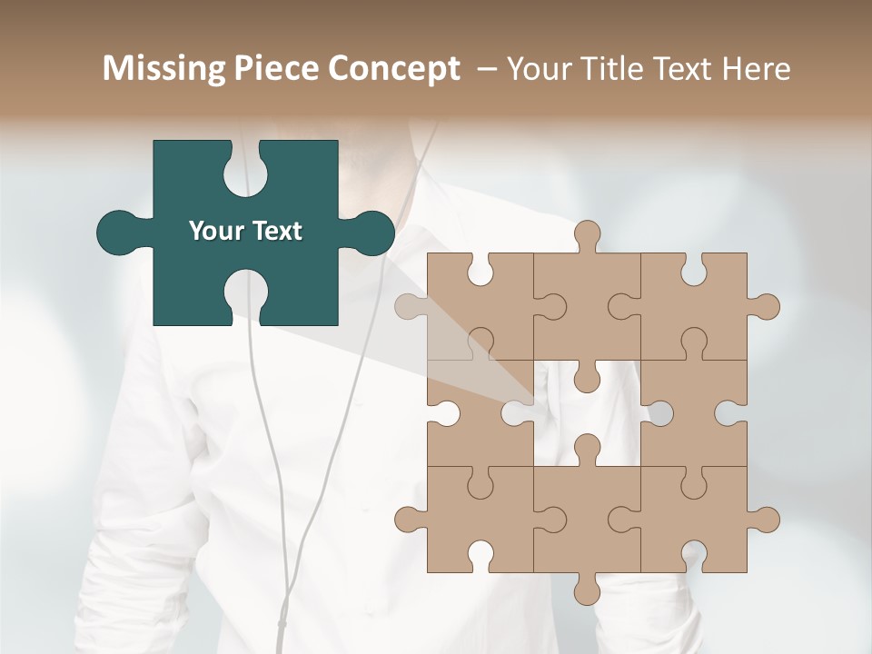 Enjoy Dance Head PowerPoint Template