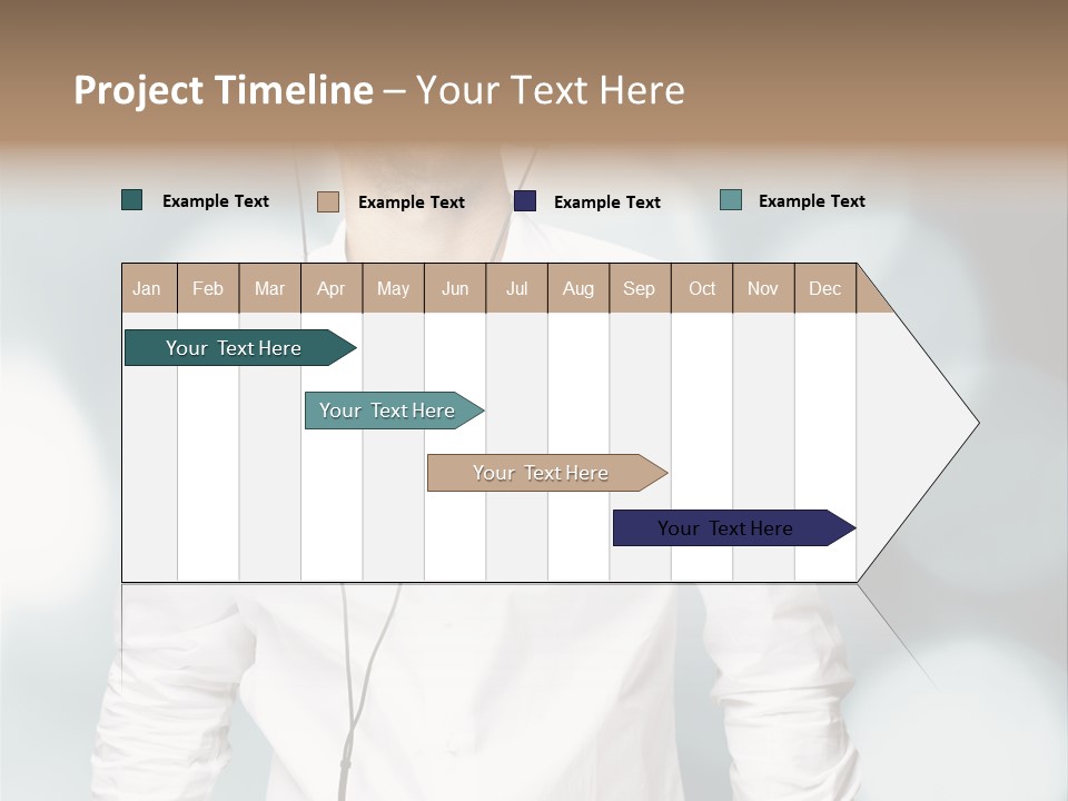 Enjoy Dance Head PowerPoint Template
