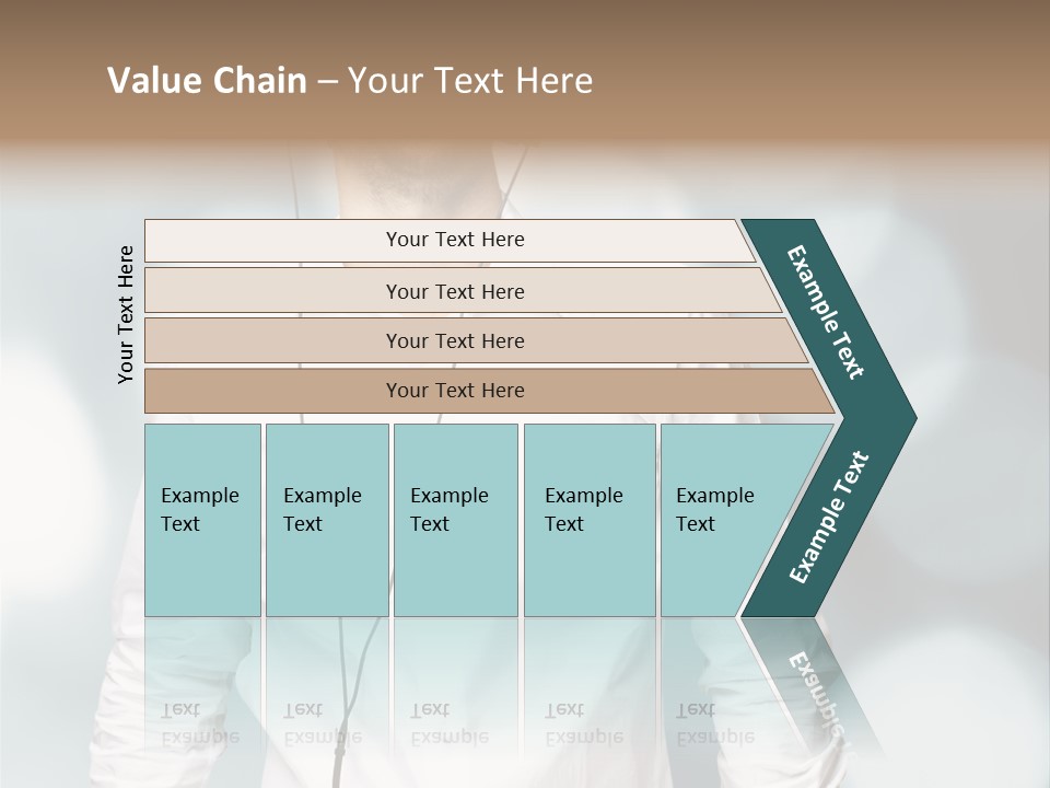 Enjoy Dance Head PowerPoint Template