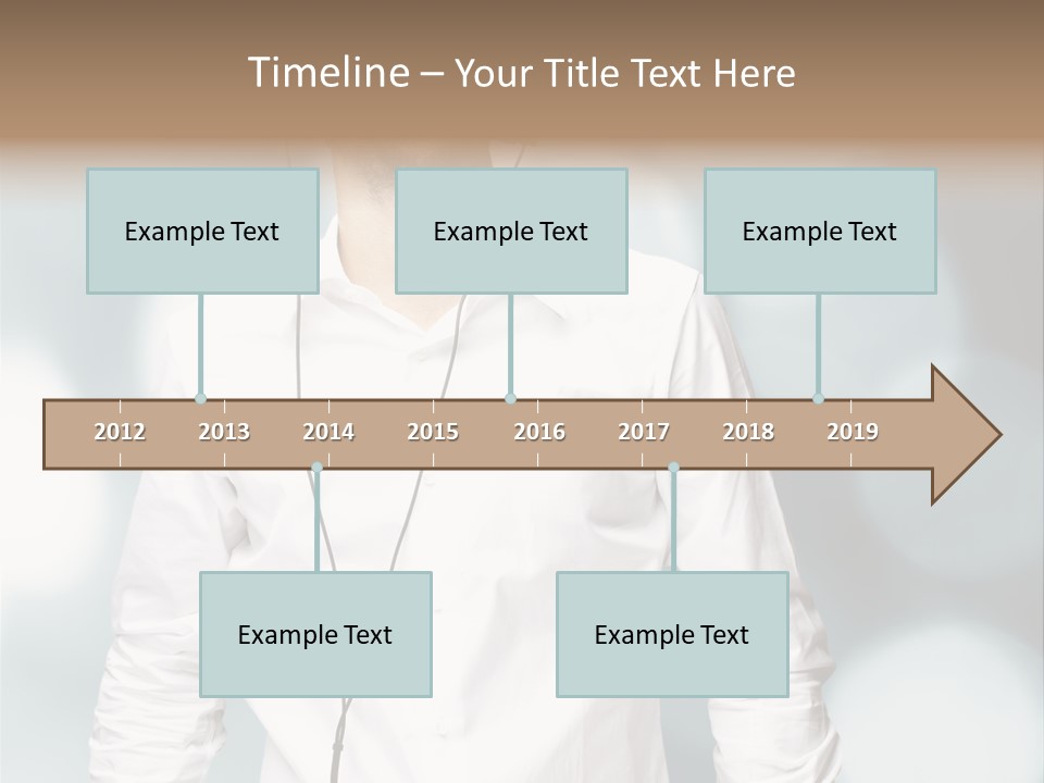 Enjoy Dance Head PowerPoint Template