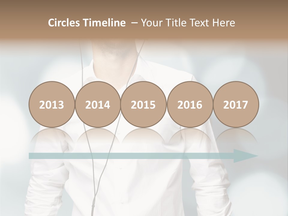 Enjoy Dance Head PowerPoint Template