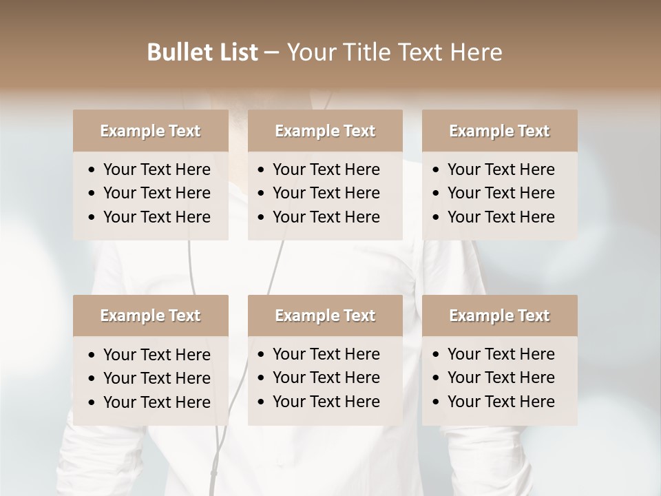 Enjoy Dance Head PowerPoint Template