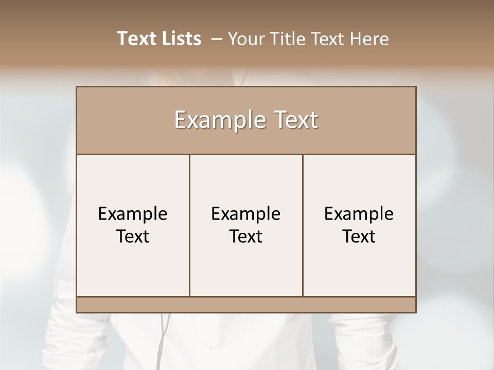 Enjoy Dance Head PowerPoint Template
