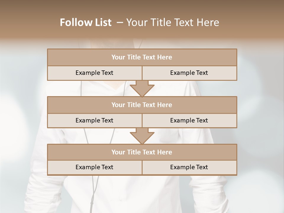Enjoy Dance Head PowerPoint Template