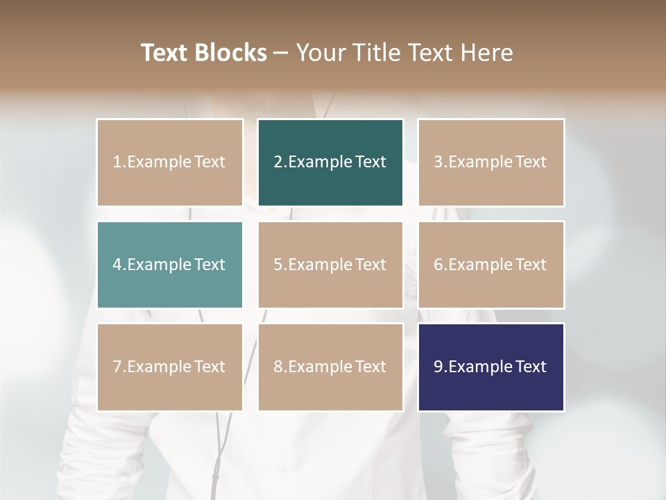 Enjoy Dance Head PowerPoint Template