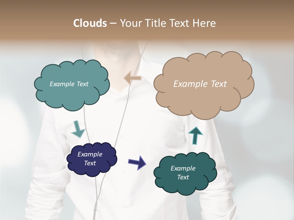 Enjoy Dance Head PowerPoint Template