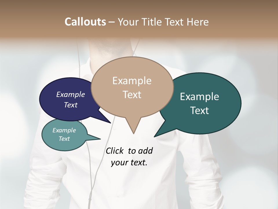 Enjoy Dance Head PowerPoint Template