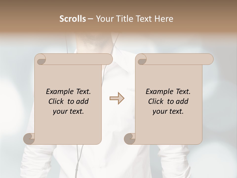 Enjoy Dance Head PowerPoint Template