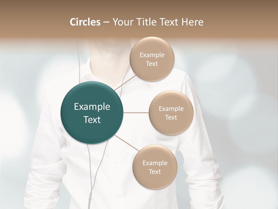 Enjoy Dance Head PowerPoint Template