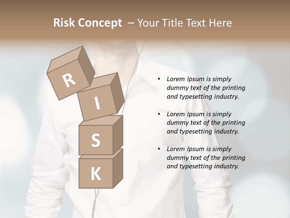 Enjoy Dance Head PowerPoint Template