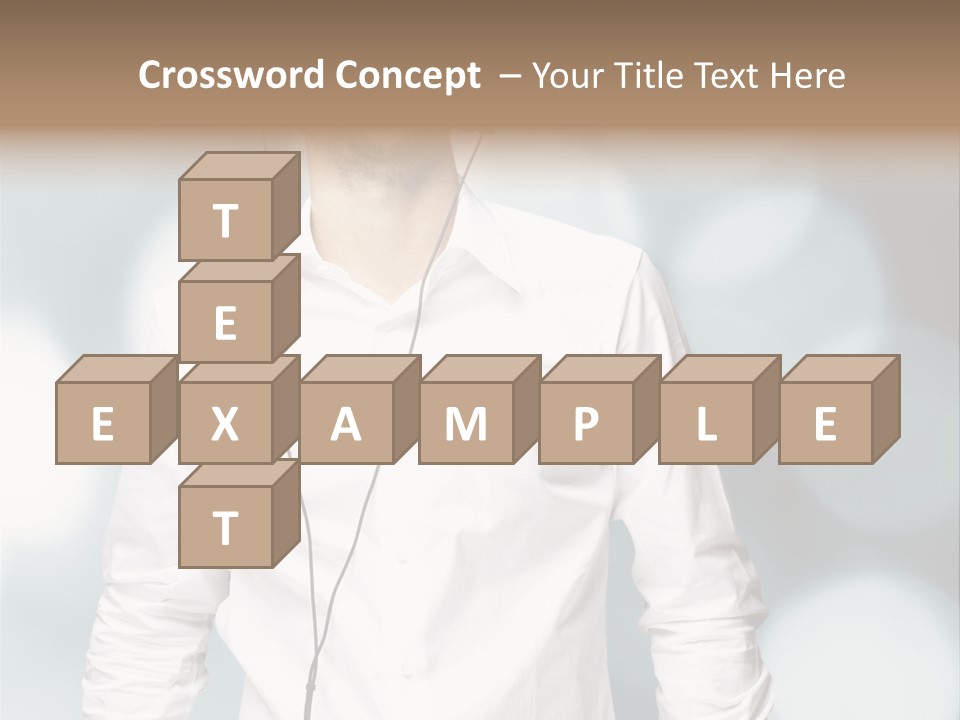 Enjoy Dance Head PowerPoint Template