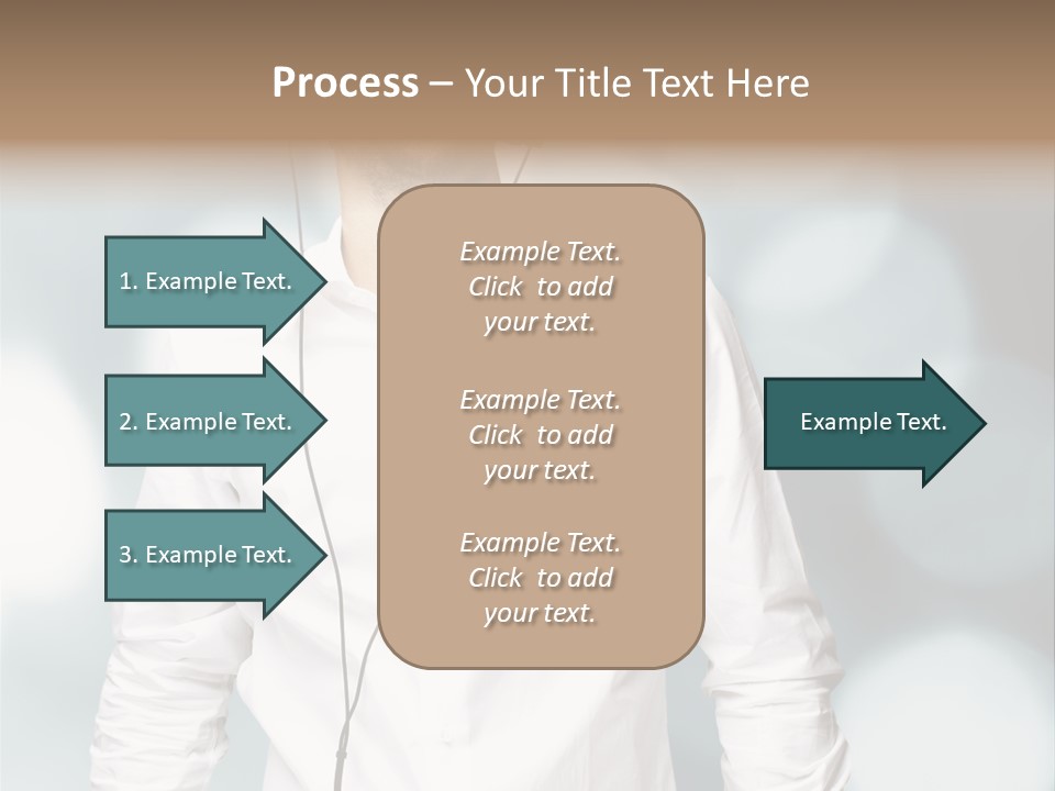 Enjoy Dance Head PowerPoint Template