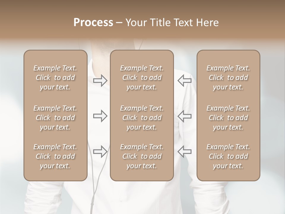 Enjoy Dance Head PowerPoint Template