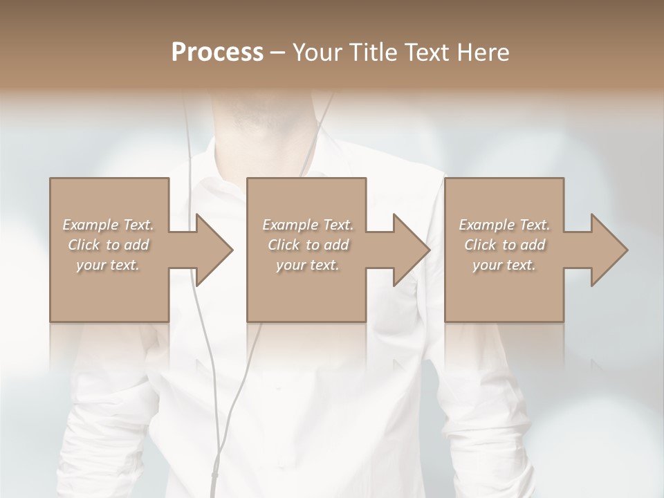 Enjoy Dance Head PowerPoint Template