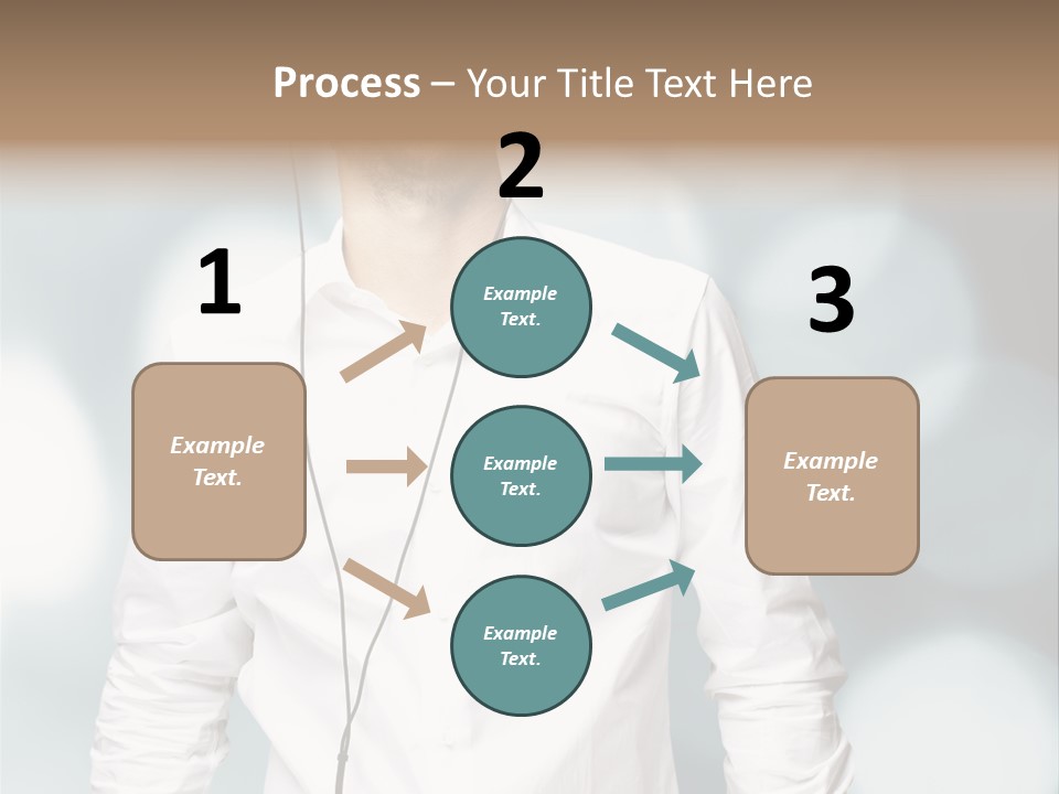 Enjoy Dance Head PowerPoint Template
