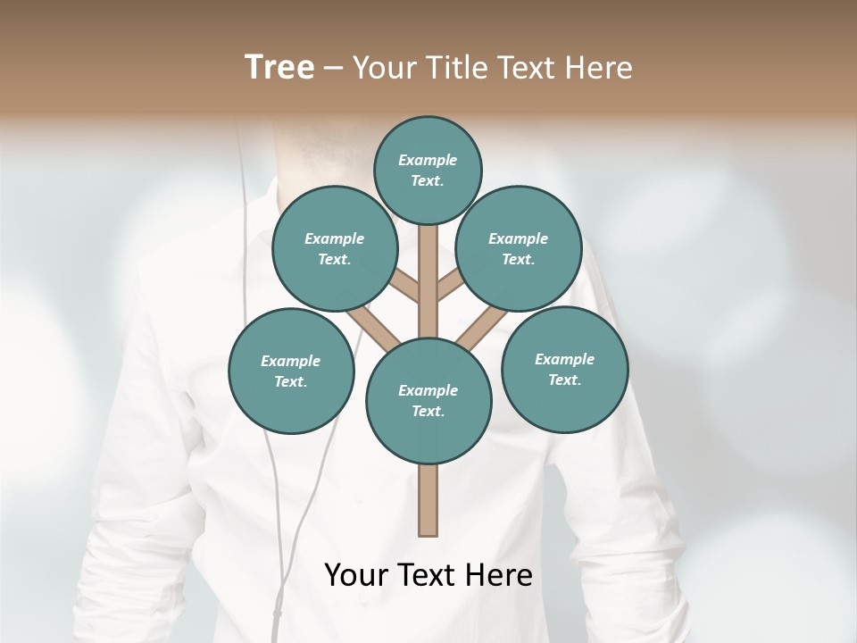 Enjoy Dance Head PowerPoint Template