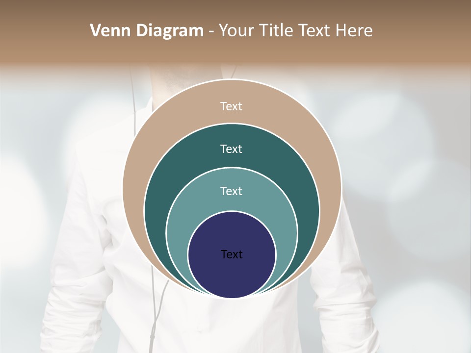 Enjoy Dance Head PowerPoint Template