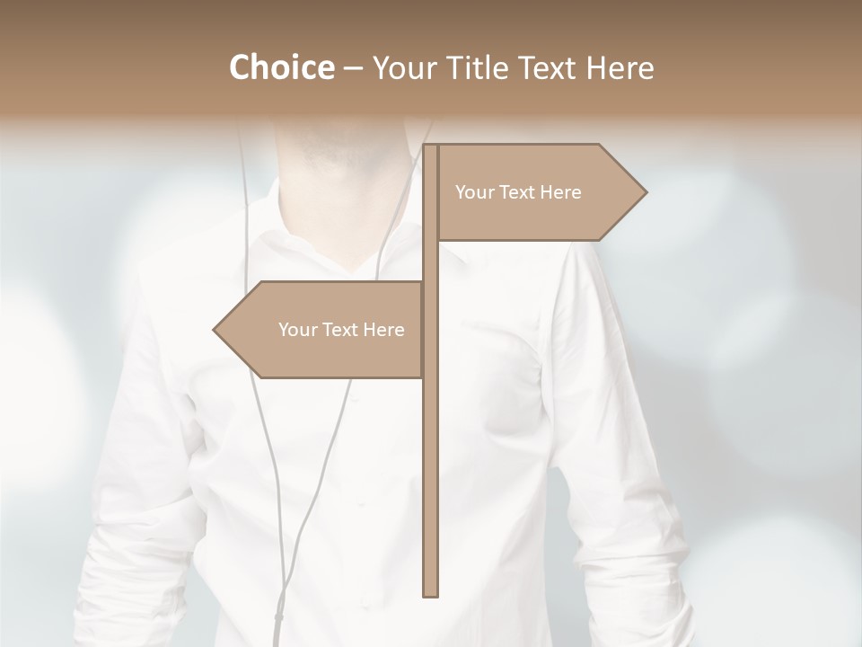 Enjoy Dance Head PowerPoint Template