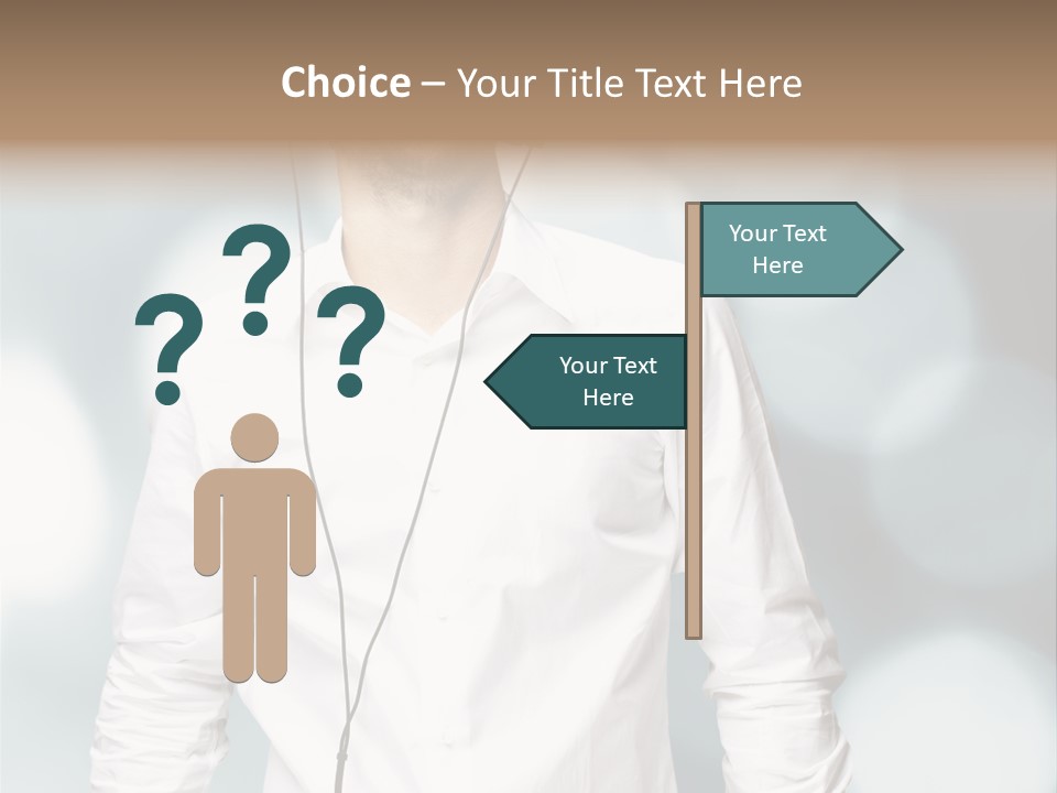 Enjoy Dance Head PowerPoint Template