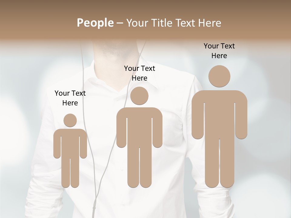 Enjoy Dance Head PowerPoint Template