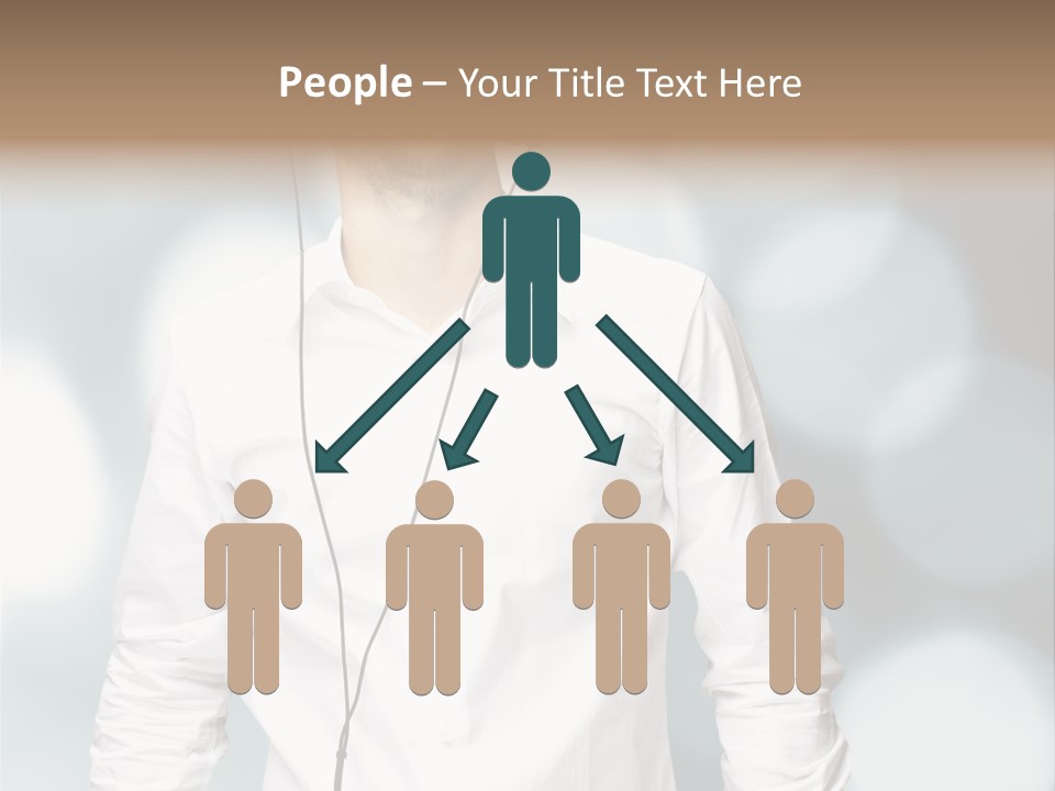 Enjoy Dance Head PowerPoint Template