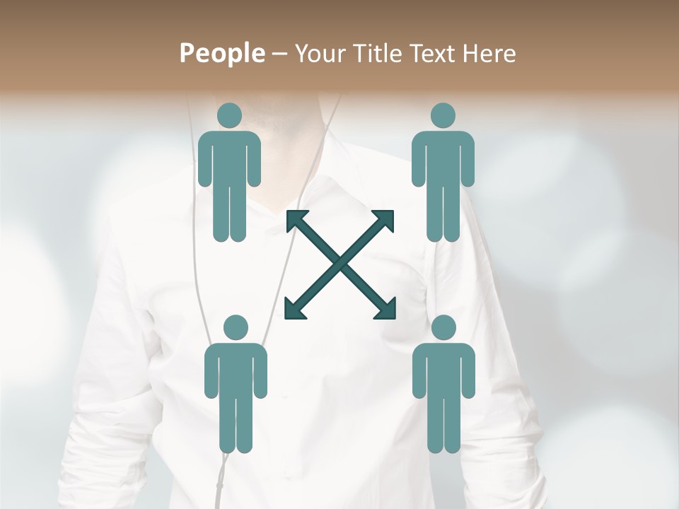 Enjoy Dance Head PowerPoint Template