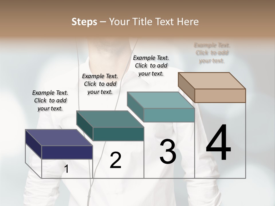 Enjoy Dance Head PowerPoint Template