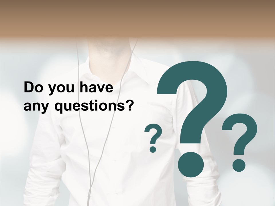 Enjoy Dance Head PowerPoint Template