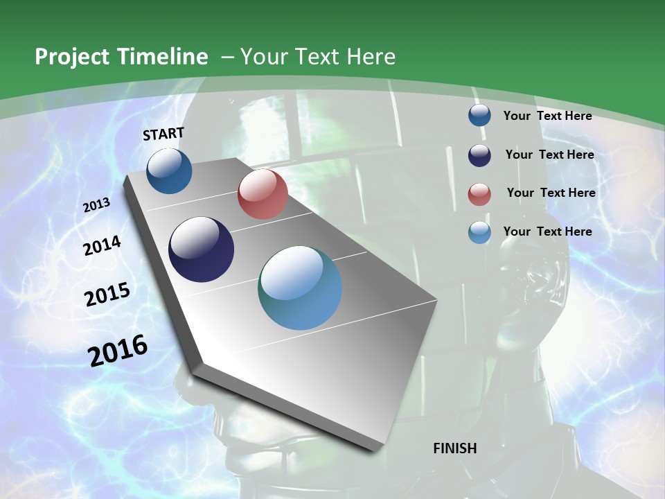 Design Chip Metal PowerPoint Template