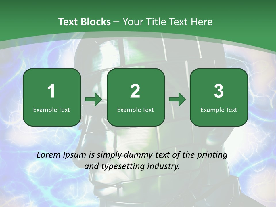 Design Chip Metal PowerPoint Template