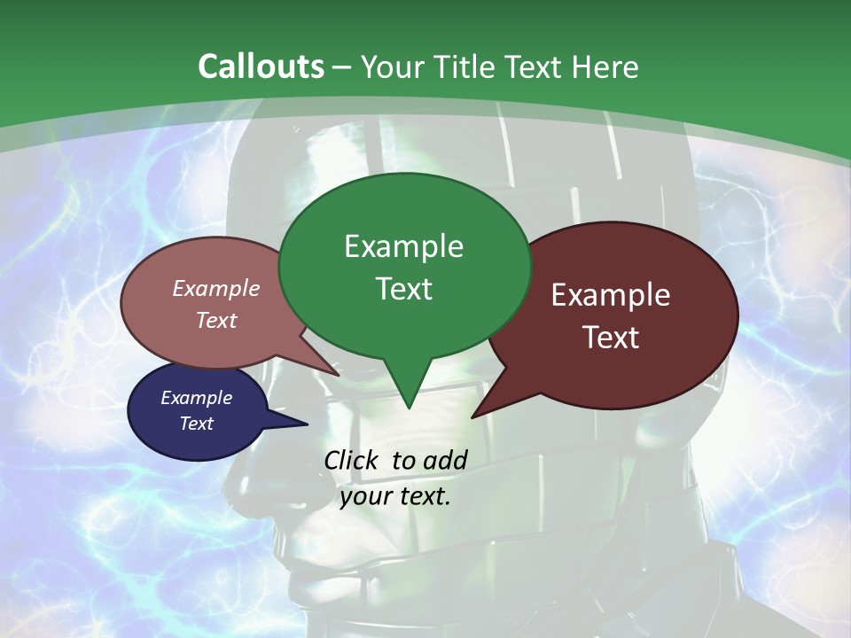 Design Chip Metal PowerPoint Template