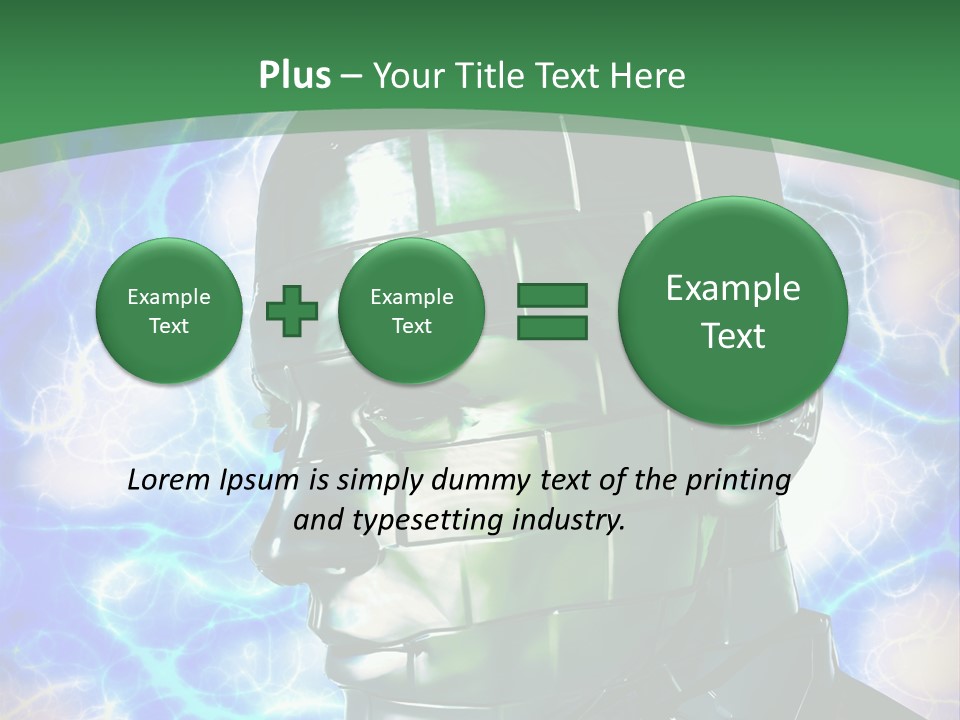 Design Chip Metal PowerPoint Template