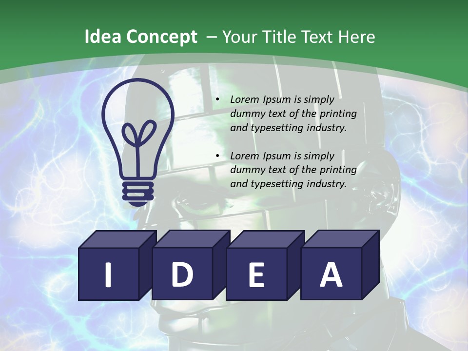 Design Chip Metal PowerPoint Template